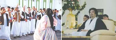 معتزة وفخورة به محرراً للشعب الليبي وصانعاً لأمجاده وانتصاراته الخالدة قائد الثورة يشارك جماهير شعبية بنغازي احتفالاتها بالعيد الحادي والأربعين لثورة الفاتح العظيم
