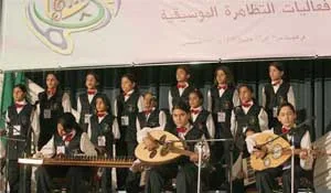 المناشط الرياضية والموسيقية والثقافية والمسرحية بالتظاهرة الختامية للنشاط المدرسي