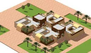 التقدم الهندسي العمارة البيئية وأهمية الفناء