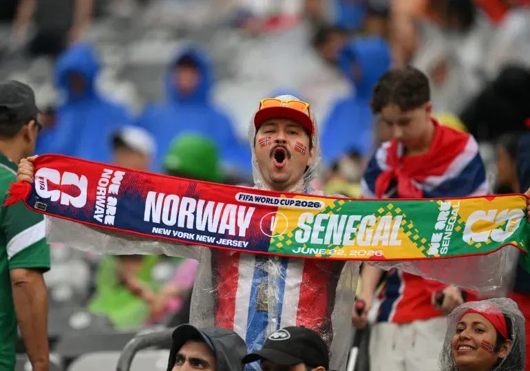مباراة السنغال والنرويج في كأس العالم 2026. (الفرنسية)