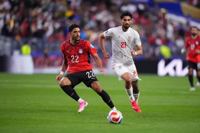 مصر وإيران تتنافسان في مباراة كأس العالم 2026. (أسوشيتد برس)