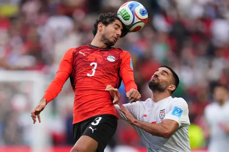 مباراة مصر وإيران في كأس العالم 2026. (أسوشيتد برس)