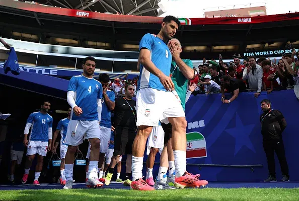 مباراة مصر وإيران في كأس العالم 2026. (غيتي)