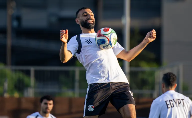 مباراة مصر وإيران في كأس العالم 2026 جارية الآن. (صفحة منتخب مصر على منصة إكس)