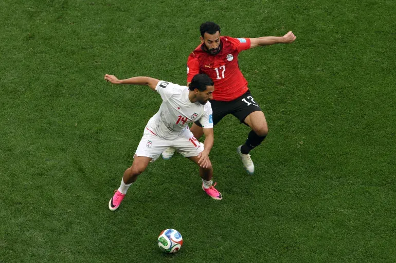مباشر مباراة مصر ضد إيران في كأس العالم 2026.. لحظة بلحظة (أسوشيتد برس)