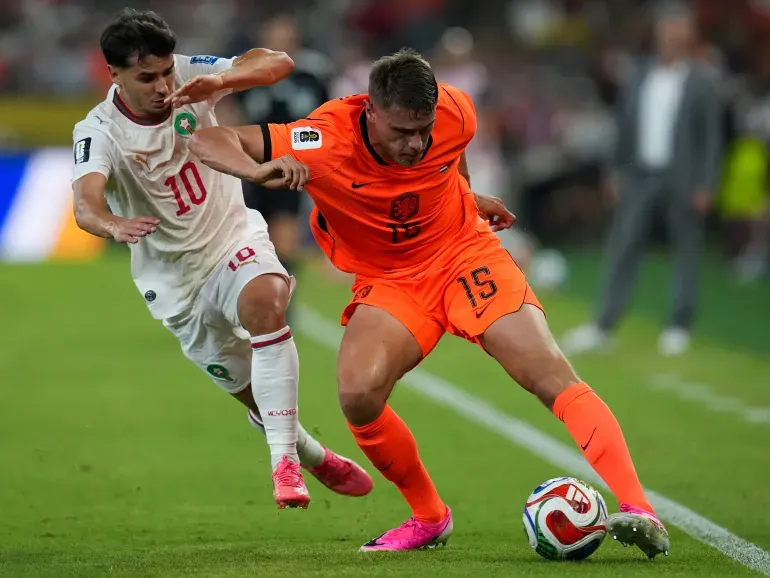 تنافس حماسي بين المغرب وهولندا في كأس العالم 2026. (أسوشيتد برس)