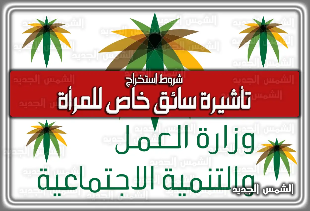 شروط استخراج تأشيرة سائق خاص للمرأة
