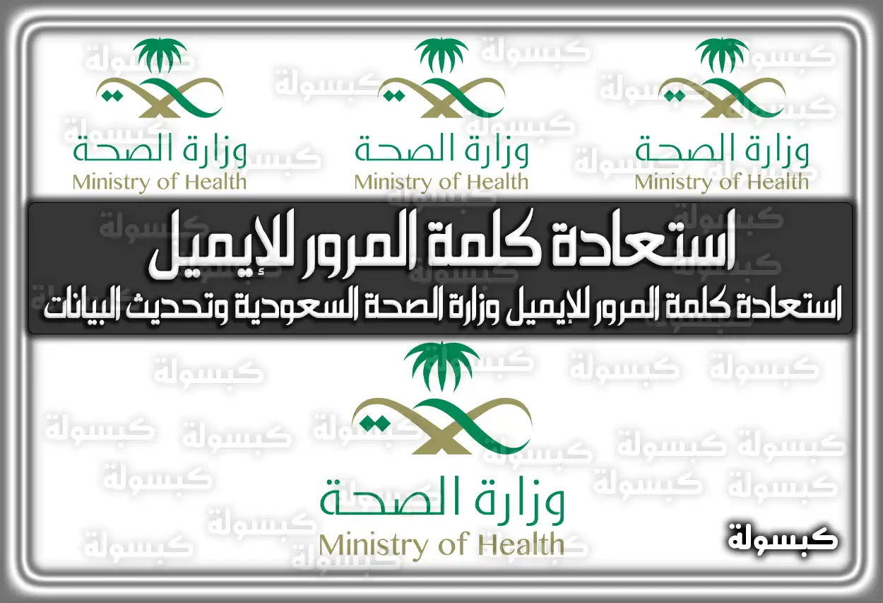 خطوات استعادة كلمة المرور للإيميل وزارة الصحة السعودية وتحديث البيانات 2026 - 1447