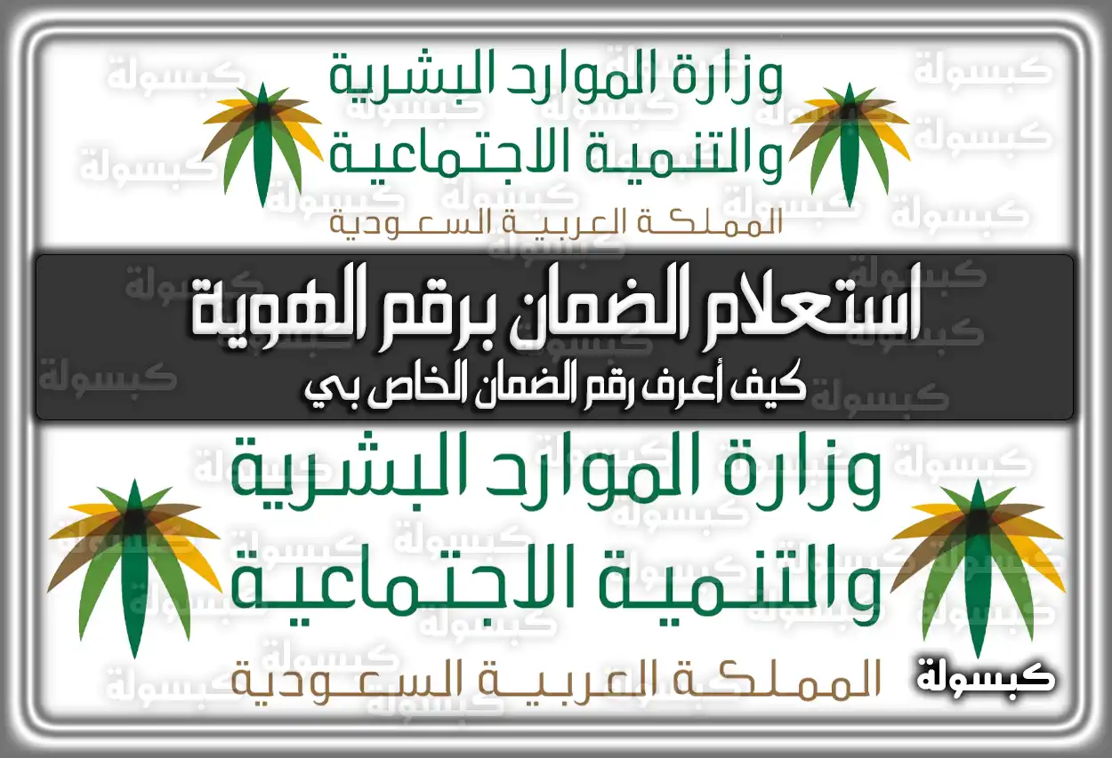 استعلام عن الضمان الاجتماعي المطور برقم الهوية 2026 - 1447: الرابط وموعد الصرف (تحديث هام بخصوص: كيف أعرف رقم الضمان الخاص بي)