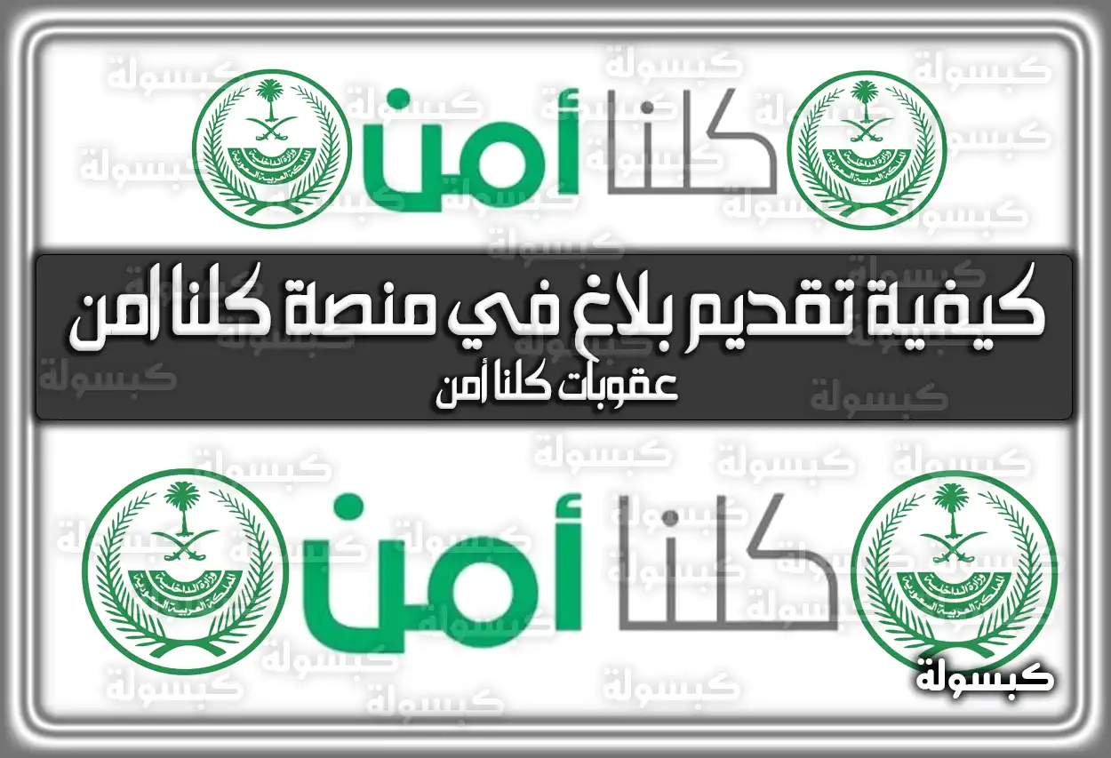 كلنا أمن: كيفية تقديم بلاغ جرائم إلكترونية ومرورية في منصة كلنا امن 2026 - 1447