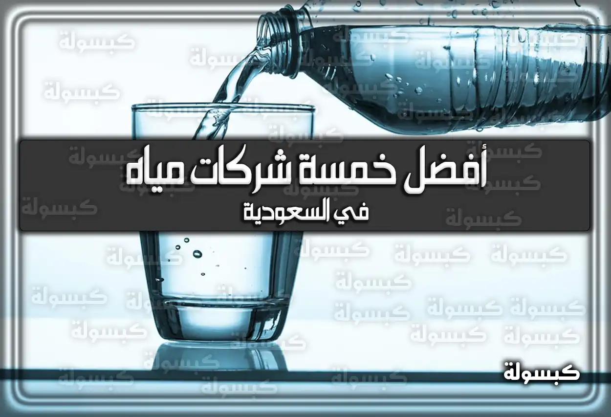 أفضل 5 شركات مياه في السعودية 2026 - 1447