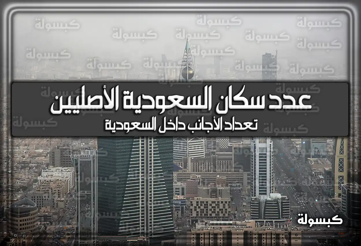 عدد سكان السعودية الأصليين 2026 - 1447 بالتفصيل