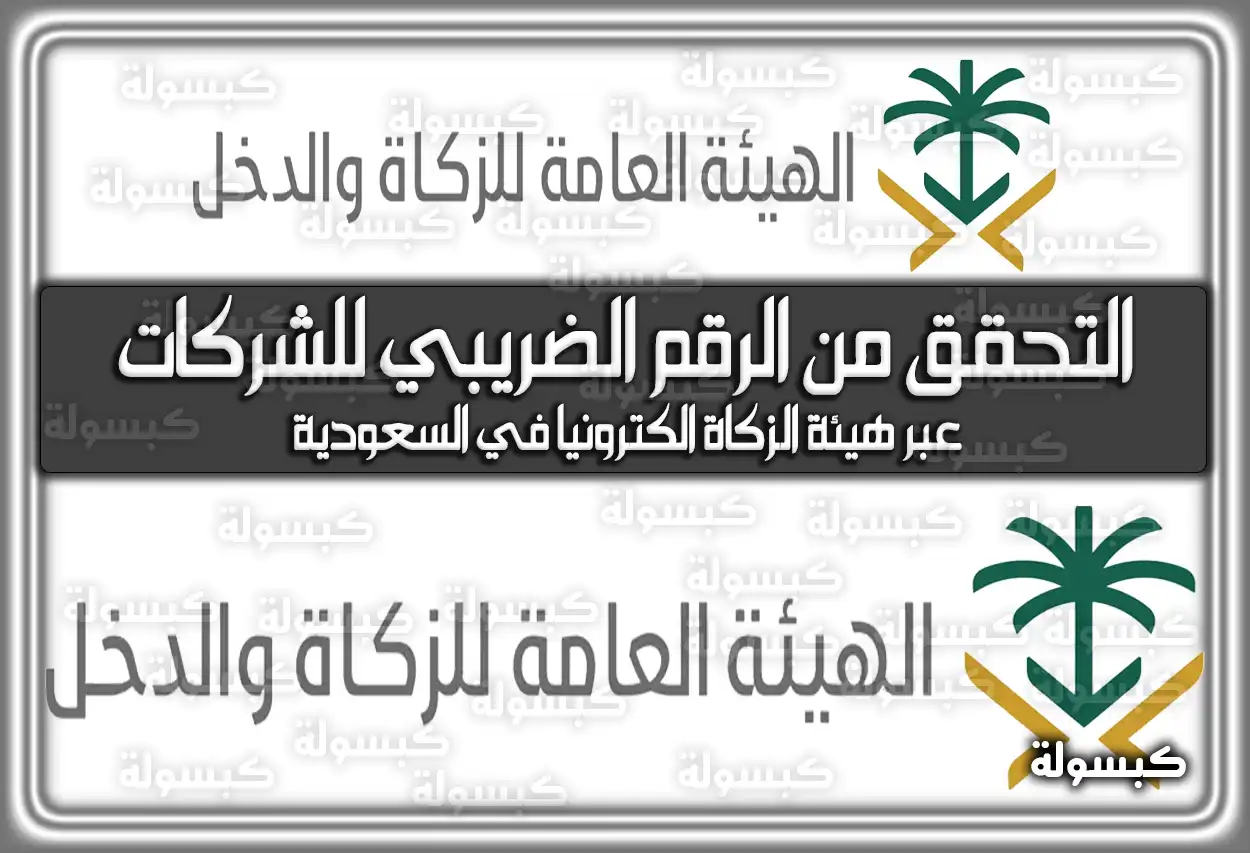 كيفية التحقق من الرقم الضريبي والسجل التجاري في السعودية 2026 - 1447 (للشركات) عبر هيئة الزكاة الكترونيا