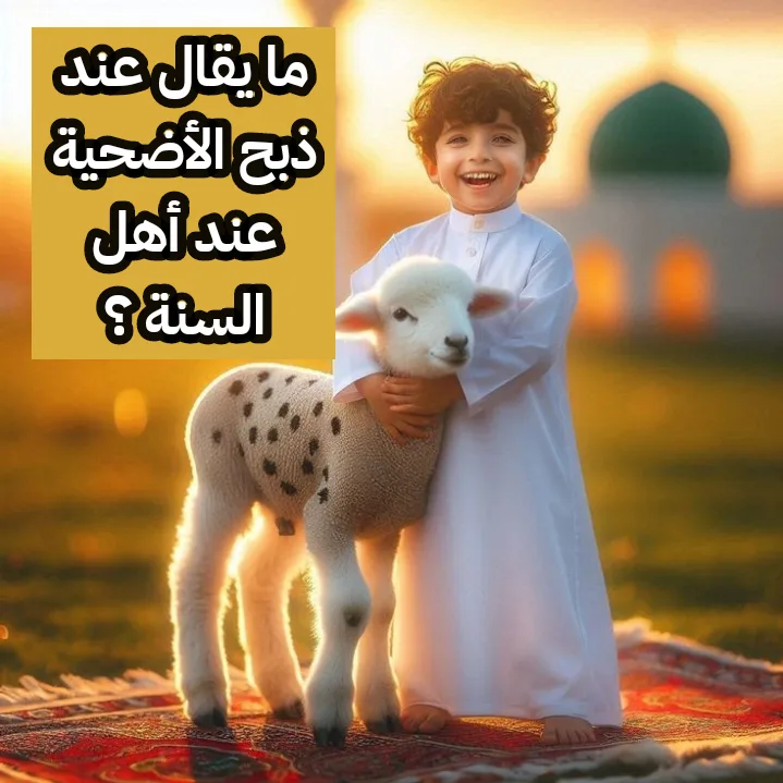 ما يقال عند ذبح الأضحية عند أهل السنة ؟