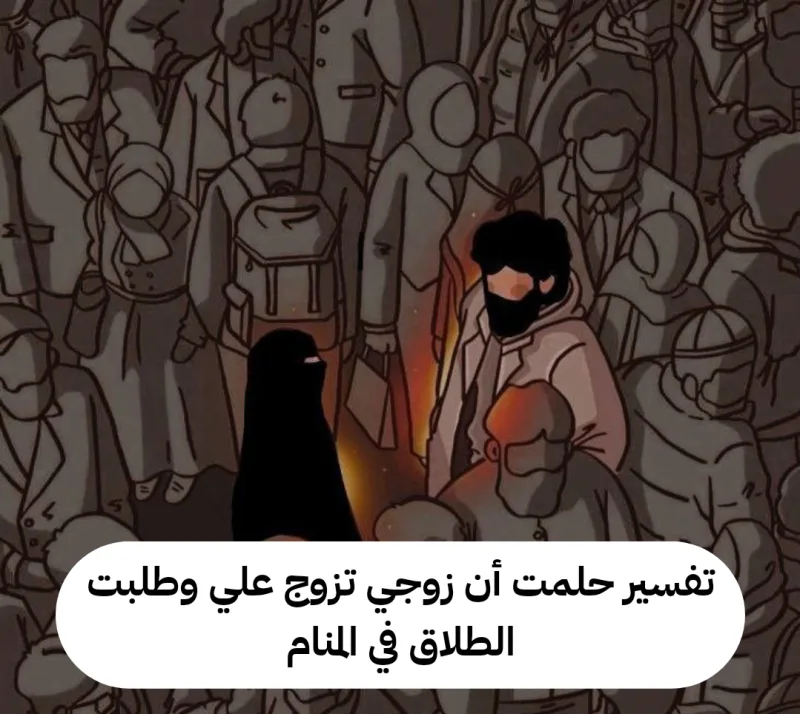 تفسير حلمت أن زوجي تزوج علي وطلبت الطلاق في المنام