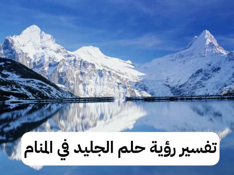 تفسير رؤية حلم الجليد في المنام