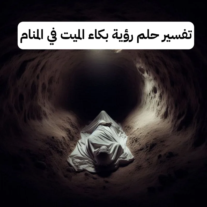 تفسير حلم رؤية بكاء الميت في المنام لابن سيرين