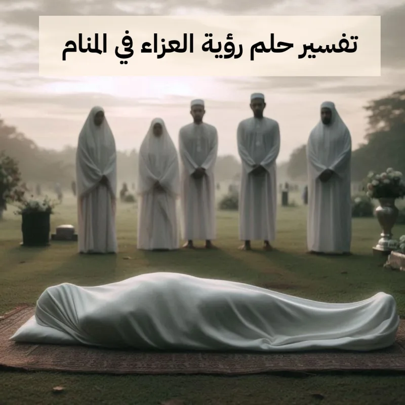 تفسير حلم رؤية العزاء في المنام لابن سيرين